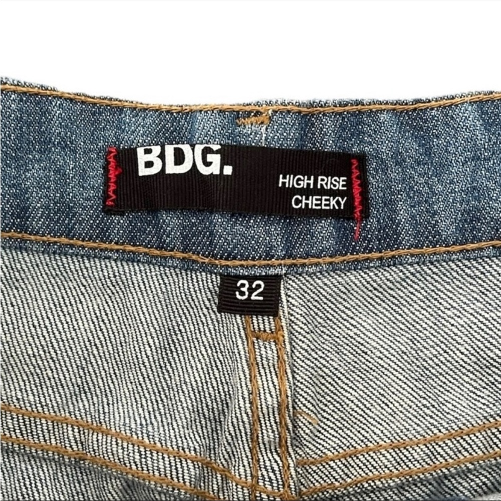 BDG High Rise Cheeky Denim Shorts - Picture 4 of 5